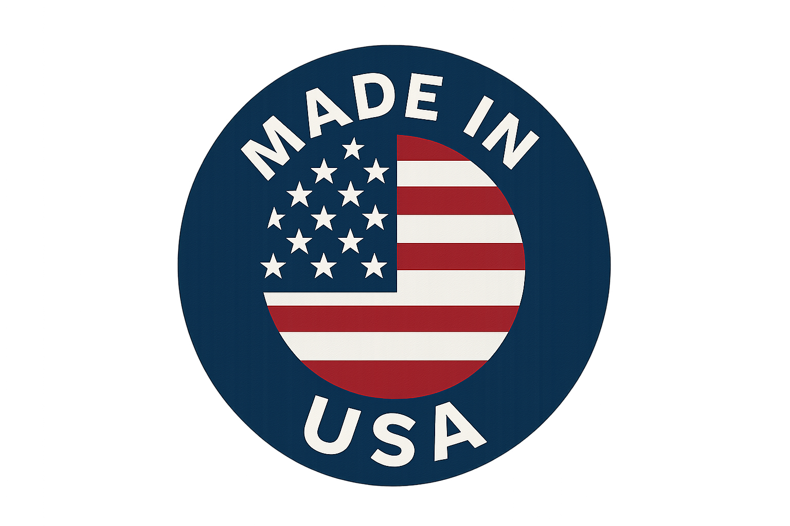 100*100像素图标 Made in USA
图标:圆形美国国旗 深蓝色圆形