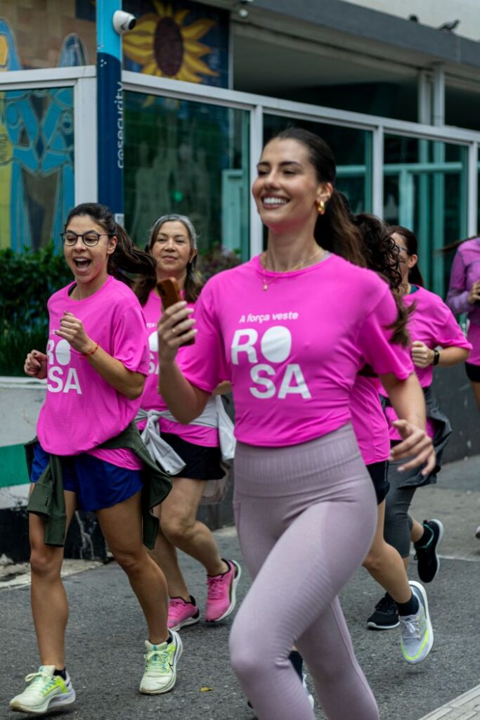 Women jogging together for midlife metabolism